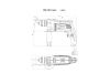 دریل چکشی اتوماتیک متابو metabo مدل SBE 650